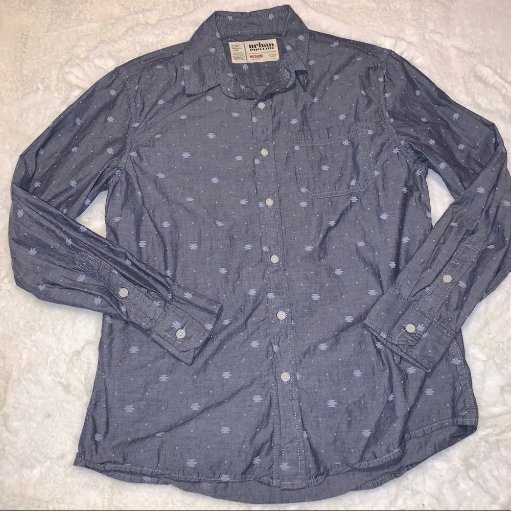Urban Pipeline Button Down Shirt, sz M
